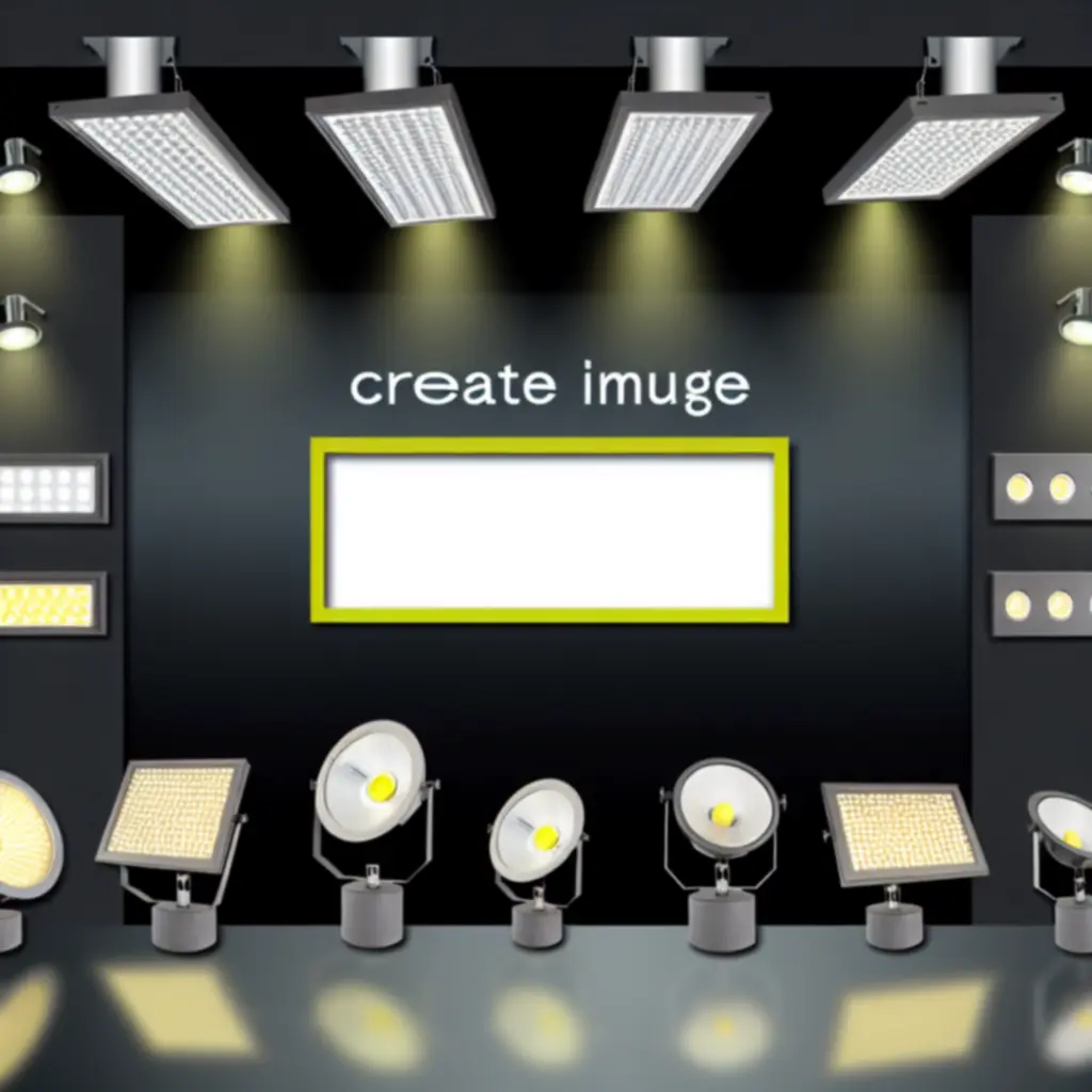 Professzionális világítótestek raktárban és bemutatótérben